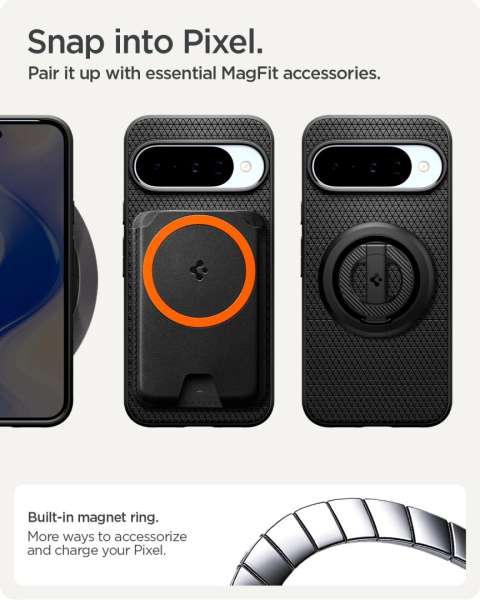 Spigen Liquid Air MagSafe for Google Pixel 10 Pro/Pixel 10 Matte Black