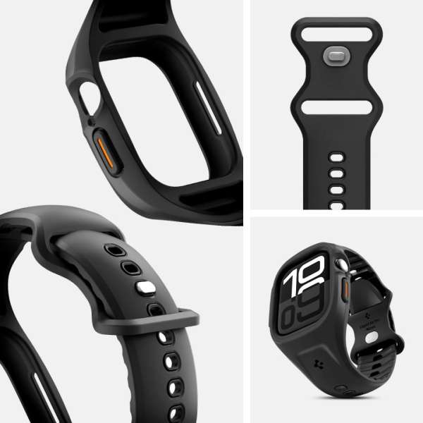 Spigen Liquid Air Pro Apple Watch 10 46mm Matte Black