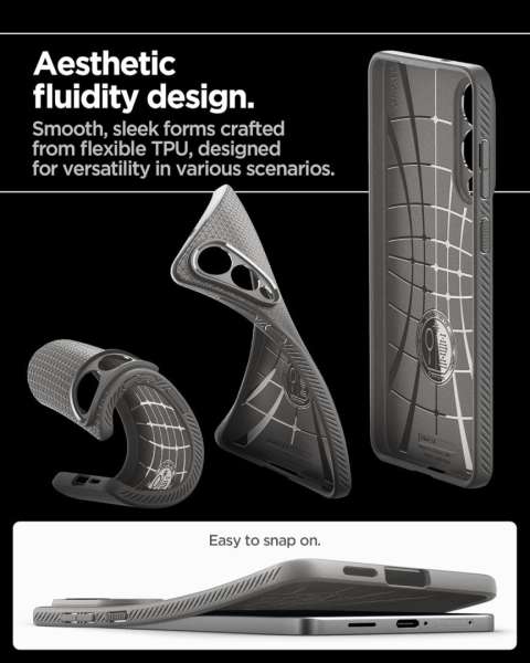 Spigen Liquid Air Samsung Galaxy S25 Edge Marble Grey