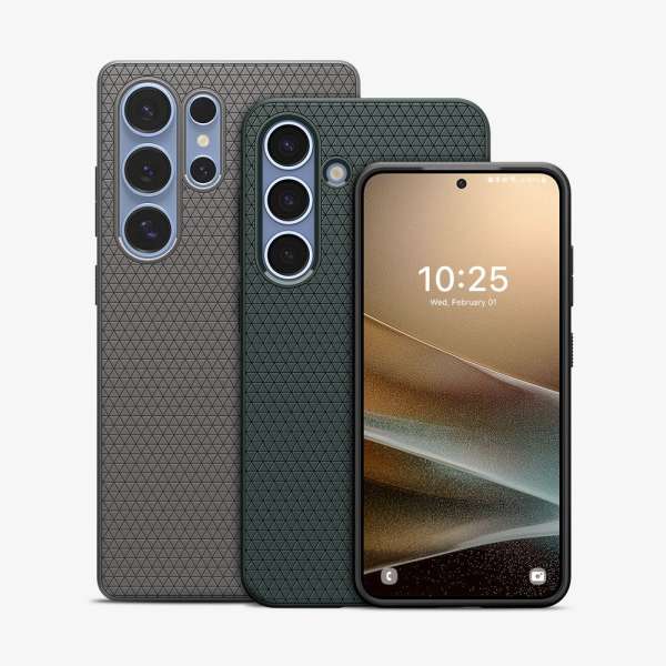 Spigen Liquid Air Samsung Galaxy S25+ Marble Gray