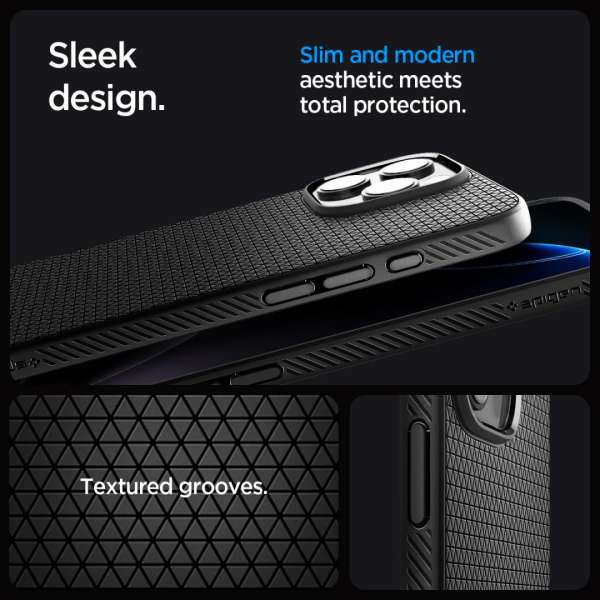 Spigen Liquid Air T MagSafe for iPhone 16 Pro Matte Black