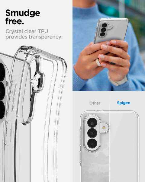 Spigen Liquid Crystal case for Samsung Galaxy A37 5G Crystal Clear