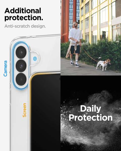 Spigen Liquid Crystal case for Samsung Galaxy A37 5G Crystal Clear