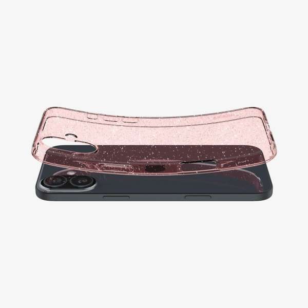 Spigen Liquid Crystal Glitter case iPhone 16 Rose Quartz