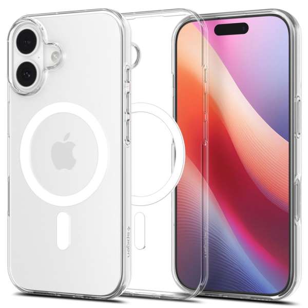 Spigen Liquid Crystal MagSafe case for iPhone 17 Clear White