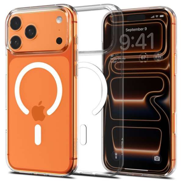 Spigen Liquid Crystal MagSafe case for iPhone 17 Pro Clear White