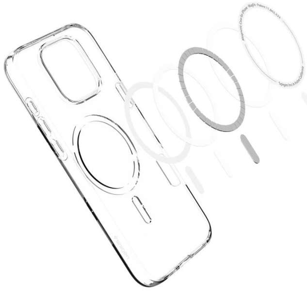 Spigen Liquid Crystal MagSafe iPhone 16 Pro Max Crystal Clear