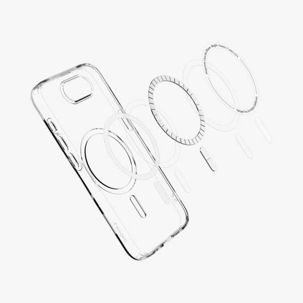 Spigen Liquid Crystal MagSafe iPhone 16e Clear White