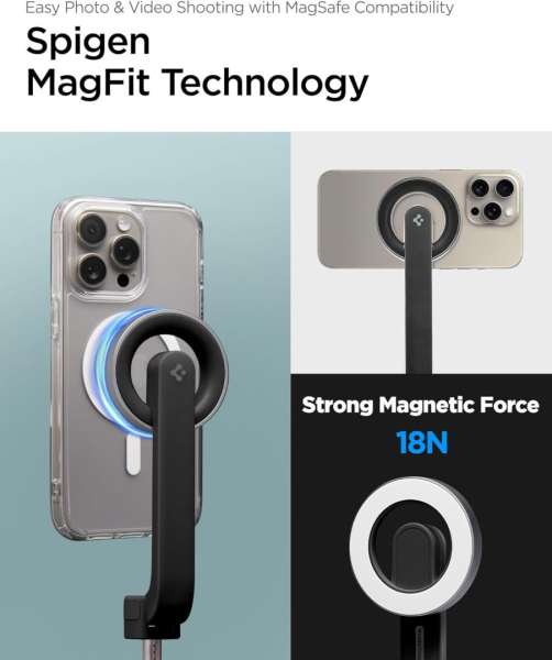 Spigen MagSafe Tripod Selfie Stick Black