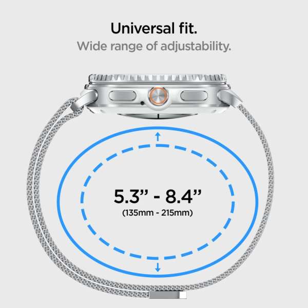 Spigen Metal Fit Band for Samsung Galaxy Watch 8 (40/44/46mm)