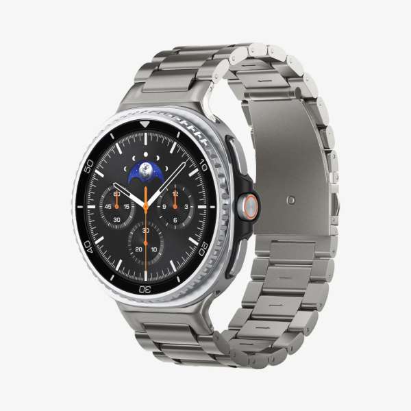 Spigen Modern Fit 316L Band for Samsung Galaxy Watch 8 (40/44/46mm) Silver