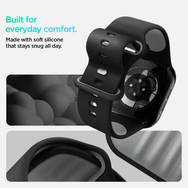 Spigen Nano Pop Band Apple Watch 49mm/46mm/45mm/44mm Black Sesame