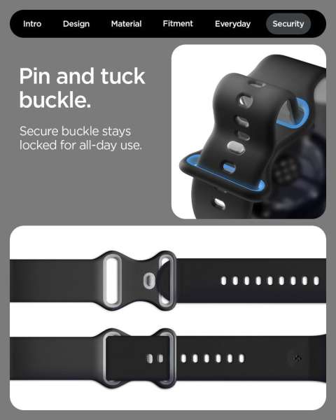 Spigen Nano Pop Band for Google Pixel Watch 4/3 45mm Black Sesame