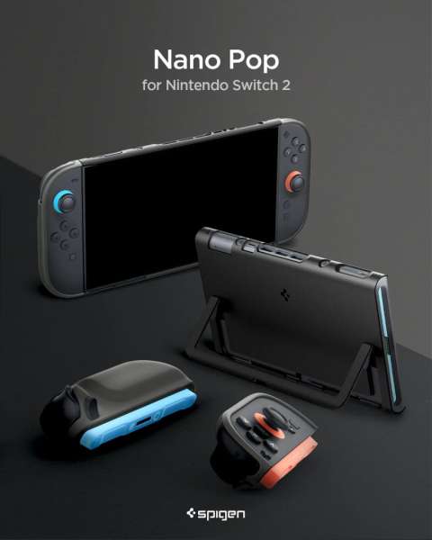 Spigen Nano Pop case for Nintendo Switch 2 Black Sesame