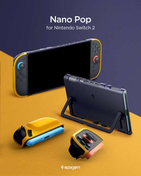 Spigen Nano Pop case for Nintendo Switch 2 Blueberry Navy