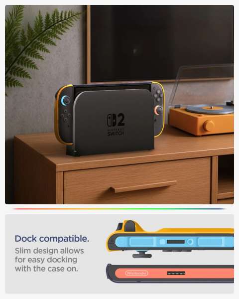 Spigen Nano Pop case for Nintendo Switch 2 Blueberry Navy