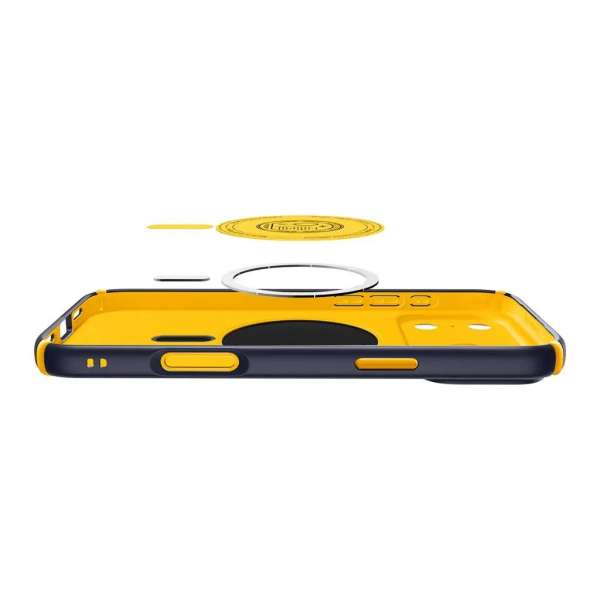 Spigen Nano Pop Hybrid MagSafe case for iPhone 17 Pro Max Blueberry Navy