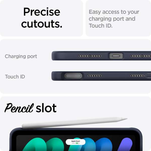 Spigen Nano Pop iPad mini 2024/6 Blueberry Navy