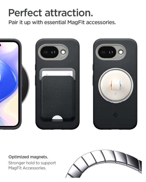 Spigen Nano Pop MagSafe case for Google Pixel 10a Black Sesame