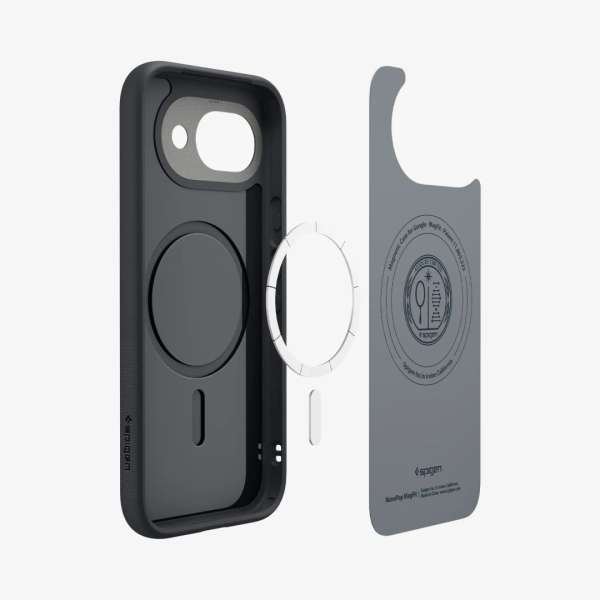 Spigen Nano Pop MagSafe case for Google Pixel 10a Black Sesame