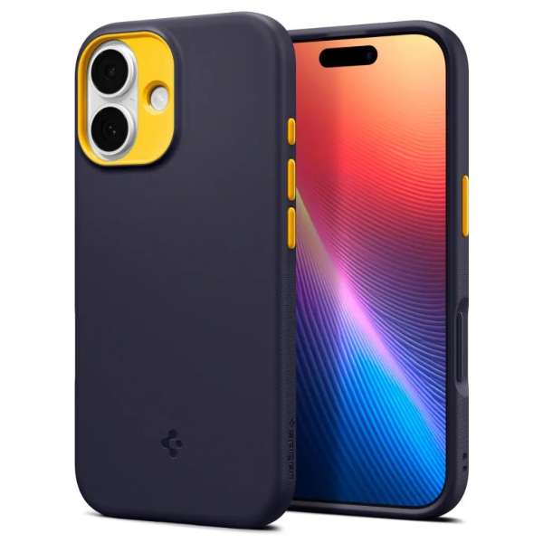 Spigen Nano Pop MagSafe case for iPhone 17 Blueberry Navy