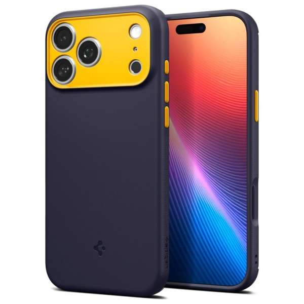 Spigen Nano Pop MagSafe case for iPhone 17 Pro Max Blueberry Navy