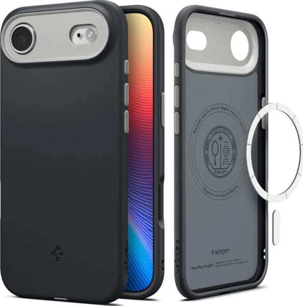 Spigen Nano Pop MagSafe case for iPhone Air Black Sesame