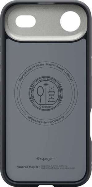 Spigen Nano Pop MagSafe case for iPhone Air Black Sesame