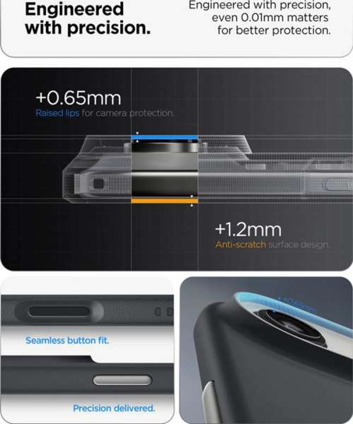 Spigen Nano Pop MagSafe case for iPhone Air Black Sesame
