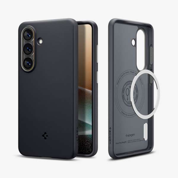 Spigen Nano Pop MagSafe case for Samsung Galaxy S26 Black Sesame