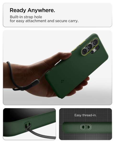 Spigen Nano Pop MagSafe case for Samsung Galaxy S26 Ultra Avo Green
