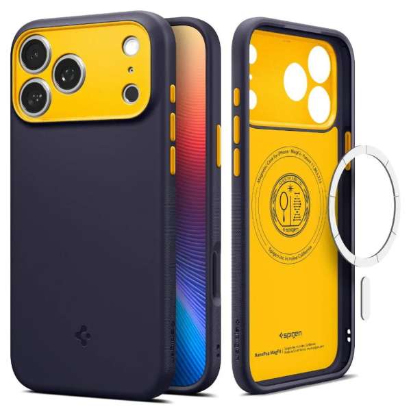 Spigen Nano Pop MagSafe for iPhone 17 Pro Blueberry Navy