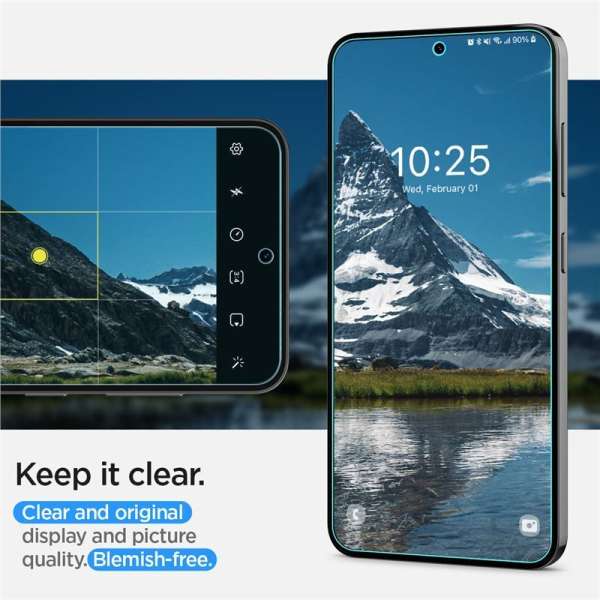 Spigen Neo Flex Solid HD Transparency for Samsung Galaxy S24 2 Pack