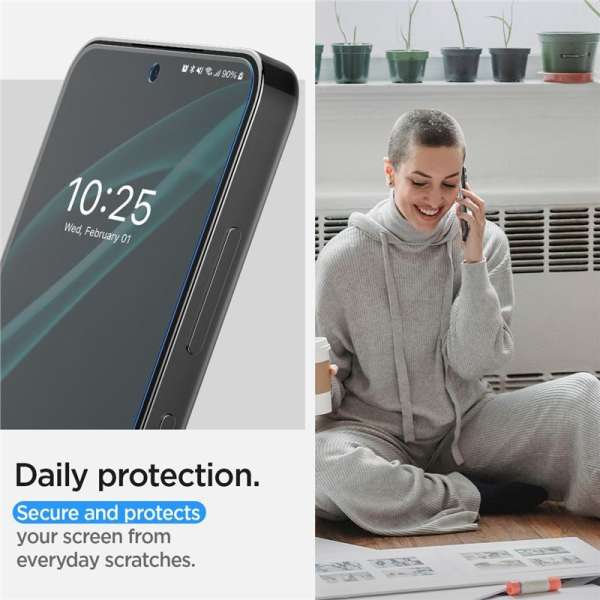 Spigen Neo Flex Solid HD Transparency for Samsung Galaxy S24 2 Pack