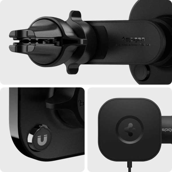 Spigen OneTap MagSafe Car Mount ITS12W Black