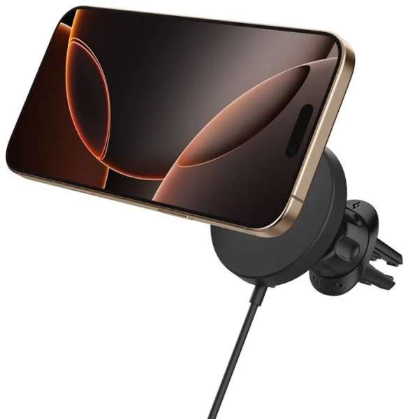 Spigen OneTap Pro 4 MagSafe Car Mount Charger Wireless / Air Vent Black