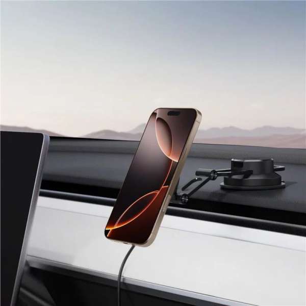 Spigen OneTap Pro 4 MagSafe Car Mount Charger Wireless / Dashboard / Windshield Black