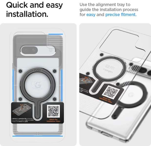 Spigen OneTap Ring Magnetic Plate Black