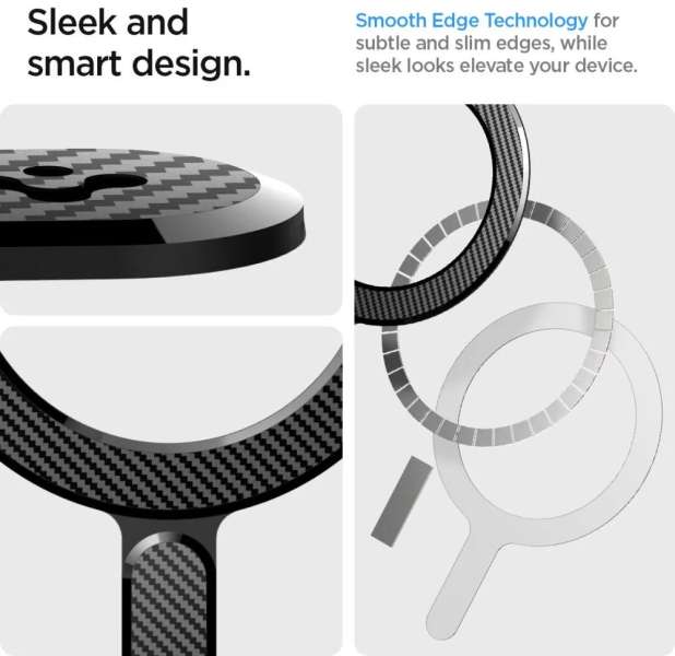 Spigen OneTap Ring Magnetic Plate Carbon