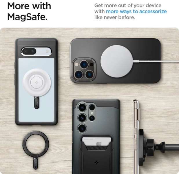 Spigen OneTap Ring Magnetic Plate Carbon