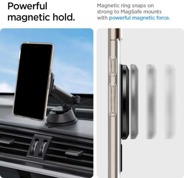 Spigen OneTap Ring Magnetic Plate Carbon