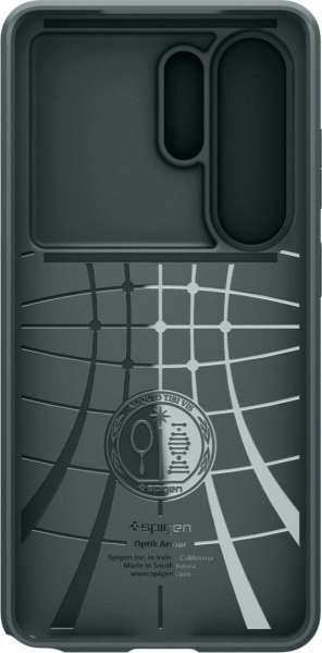 Spigen Optik Armor case for Samsung Galaxy S26 Ultra Abyss Green