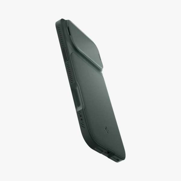 Spigen Optik Armor MagSafe case for iPhone 17 Pro Abyss Green