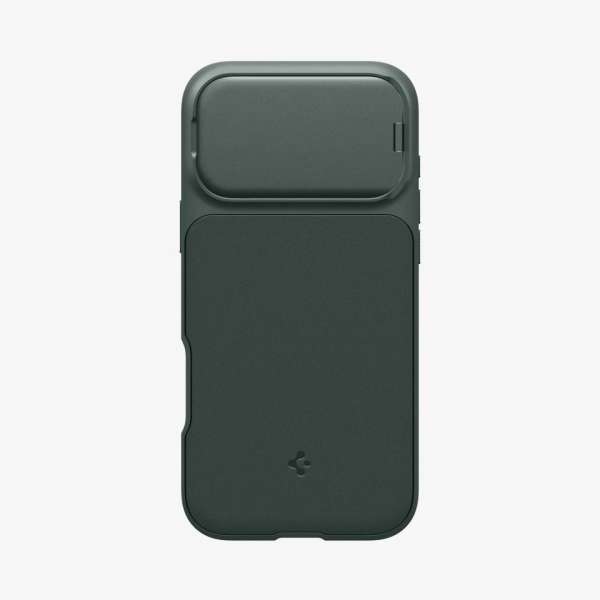 Spigen Optik Armor MagSafe case for iPhone 17 Pro Max Abyss Green