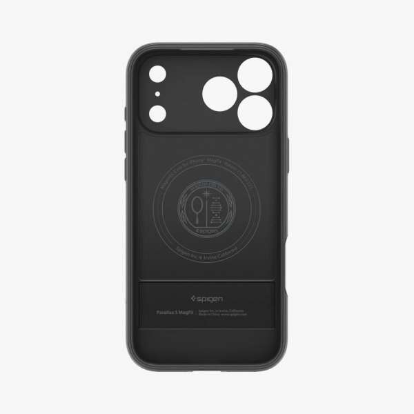 Spigen Parallax S MagSafe case for iPhone 17 Pro Matte Black