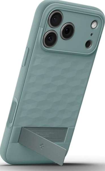 Spigen Parallax S MagSafe case for iPhone 17 Pro Max Sage Green