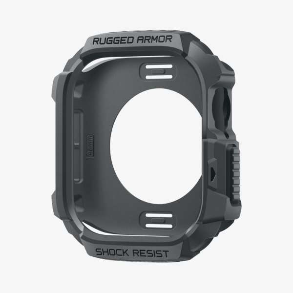 Spigen Rugged Armor 2 case for Apple Watch 11 46mm Dark Gray