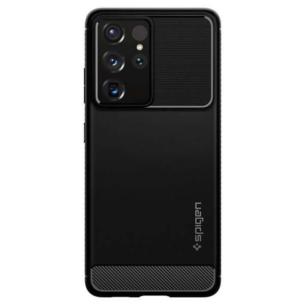 Spigen Rugged Armor, black - Galaxy S21 Ultra