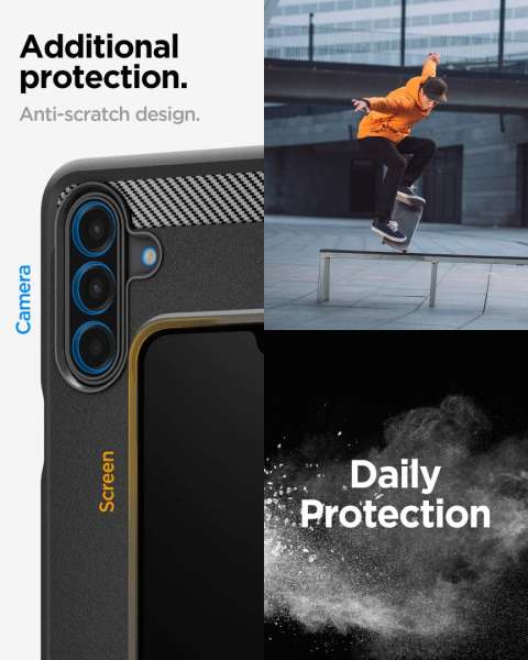 Spigen Rugged Armor case for Samsung Galaxy A17/ A17 5G Matte Black