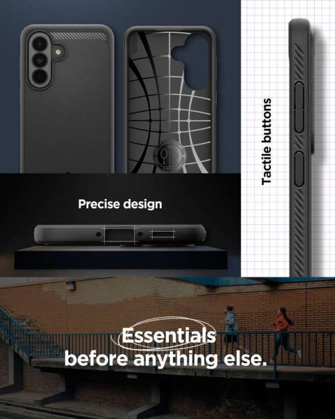 Spigen Rugged Armor case for Samsung Galaxy A57 5G Matte Black